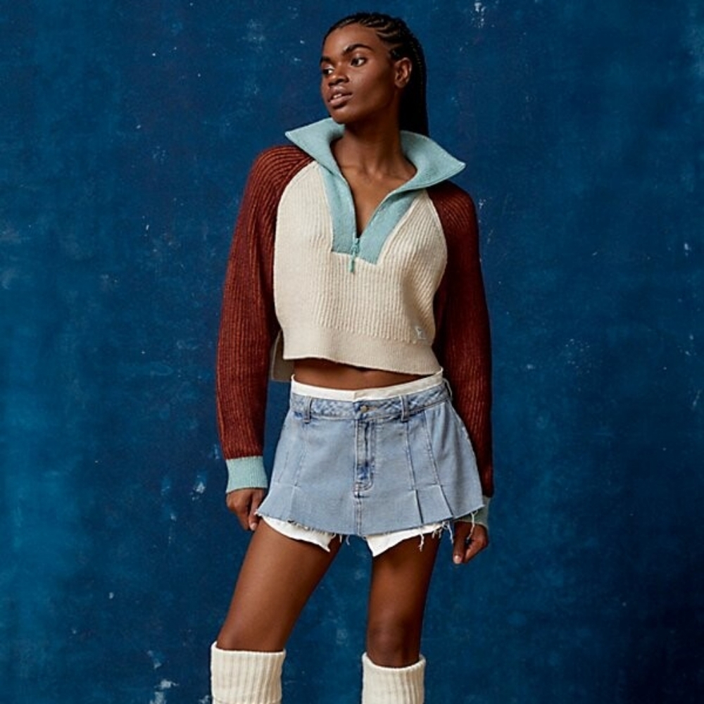 Urban Outfitters Conor Color Block Sweater M